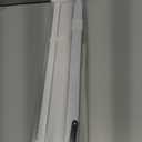UNISHADES No Drill Blinds for Windows 1" Vinyl L-Shaped Slats Cordless Mini Blinds for Home, for Window Size 35" W × 36" H White
