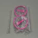 2 Pack 40 oz Flip Straw Leak Proof Lid for Stanley H2.0 Quencher, Stanley Lid Replacement 40 oz for Stanley Cup Accessories ProTour, No Spill Proof Straw Cover for Stanley (Rose Red & Rose Red)