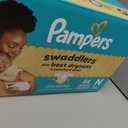 Pampers Swaddlers Diapers, Size 0 (up to 10 lbs), 84 Count, Absorbent, Keeps Baby Dry and Comfortable, Skin Safe Disposable Baby Diaper 