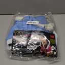 ET LIFE Classic Metallic Fashion Pet Dog Coat Jacket Parka w/ 3M Insulation and Removable Hood, Medium, Sky Blue, Medium