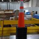 HiGiant 8 Pack 36" Orange Traffic Cones with Weighted Base, 7.3 lbs Each