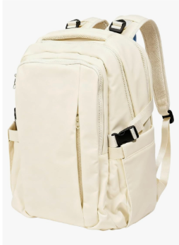 Travel Backpack for Women Men Carry on Backpack, Airline Approved Large Travel Bag Flight Approved Personal item, 15.6 Inch Laptop Backpack Casual Daypack for Weekender Business Hiking-WHITE