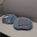 Pregnancy Pillows for Sleeping, Memory Foam Maternity Pillow with Cooling Pillowcase, Support for Back Belly HIPS, Portable& Adjustable Travel Wedge Pillow for Pregnant Women Blue