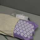 Kanjo Aromatherapy Acupuncture Pillow Lavender, 100% Cotton Linen Pillow for Back Pain and Neck Pain Relief with Natural Cork Filling