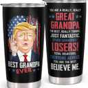 Mocosweeties Gifts for Grandpa - Fathers Day Gift for Grandpa - Birthday, Christmas Gift Ideas from Grandchildren Grandkids Grandaughter Grandson - Gift Ideas for Grandfather - 20 Oz Tumbler