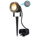 10W Dusk to Dawn Led Light 120V 3000K 1000lm Warm White Landscape Outdoor Spotlights with Photocell Sensor IP65 Waterproof Spot Lights for Yard Flag Garden Tree, 1 pack