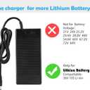 Charger 42vdc Replacement ACDC 1 Prong Universal Charger DC42V for 10s 36 Voltage Lithium Battery Compatible with S2Pro, S2Lite, S2, KS4, KS4Pro, NEX, NEX3, NEX5, Max, Max3, Max V2