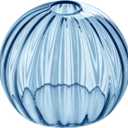 Clear Glass Shade, Replacement Globe & Cover for Lighting Fixture, 8" Diameter, Replacement with 1.65 Inch Fitter for Wall Lamps Chandeliers or Ceiling Light (1, 8Inch - Blue Glass)