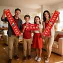 Chinese New Year Decorations 2026, 33PCS Lunar New Year Decorations with Couplets, Fu Character Ornament, Window Decals, Year of Horse Door Sticker, Red Envelopes, Red Lanterns