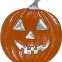 Orange Jack O Lantern Platter