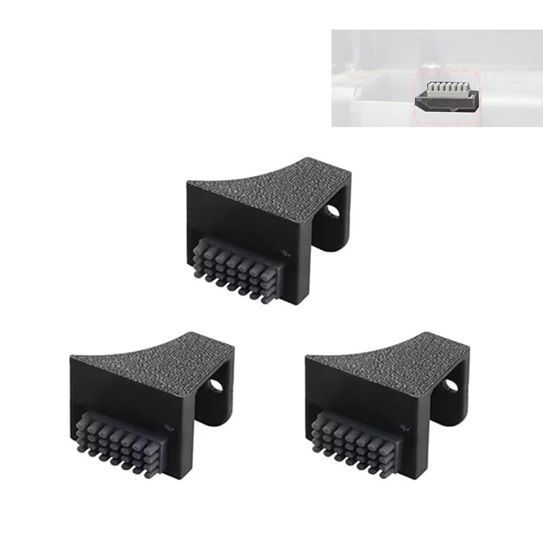 Embedded Nozzle Wiper for Bambulab X1/P1 Nozzle Silicone Brush Consumables Cleaning Tool for Bambulab X1 3D Printed Nozzle (3PCS)