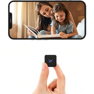 2K Hidden Camera - WiFi Wireless Cam - HD Nanny Cam - Spy Cameras - Small Camera with Motion Detection and Night Vision - Small Camera with App Control - Ideal Indoor Cameras