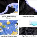 Paw Legend Washable Reusable Female Dog Period Diapers for Heat Doggie Puppy Diapers for Female Dogs (3 Pack, Medium)