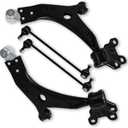 4PCS 524-113 524-114 K750554 Front Lower Control Arm Stabilizer Sway Bar End Links Fit for Ford 2013 2014 2015 2016 2017 2018 2019 Escape K622136 K622161
