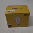 Vintage LED Edison Bulbs 6W, Equivalent 60W Incandescent, Warm White 2700K, ST58 Antique LED Filament Bulbs with 90+ CRI, E26 Medium Base,Dimmable, Clear Glass, Pack of 6
