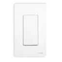 MOES Smart Single Pole Light Switch, 2.4GHz WiFi Smart Wall Switch, Needs Neutral Wire, Multi-Control, Smart Life/TUYA APP Control, Voice Control with Alexa/Google Home, White 1 Gang