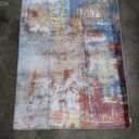 36"x48" Office Chair Mat for Hardwood Tile Floor, Under Desk Carpet Protector for Rolling Computer Chair Mat, Machine Washable Area Rug, Anti-Slip 1/5" Thick Low Pile Thin Vinyl Floor Mat