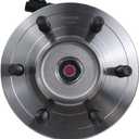 Autoround 515046 4WD Front Wheel Hub and Bearing Assembly fit for 4x4 Ford F-150 2004 2005 6 Lug w/ABS
