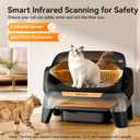 Meowant Extra Large Automatic Litter Box, Infrared Scanning and Anti-Pinch