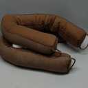 Triangle Under Door Draft Stopper 36 Inch Weighted Draft Blocker Bottom Seal Noise Air Guard for Doors and Windows, Brown