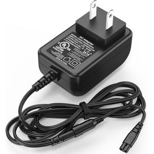 Dog Clipper Charger Power Cord for oneisall Low Noise Dog Clippers Model RFC-676 RFC676 RFC 676 Power Supply AC DC Adapter for oneisall Rechargeable Stainless Pet Shaver Charging Plug Cable