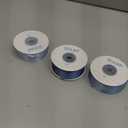 QIANF 1 Inch French Blue Double Face Satin Ribbon 45 Yards Light Blue Fabric Ribbon for Gift Wrapping, Flower Bouquets, Hair Bows, Wedding Decoration, Invitation Cards, Christmas (3 Rolls *15Yd)