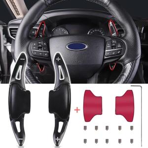 JHO Car Steering Wheel Shifter Extension Paddle for Ford Explorer 2020 2021 Base XLT Limited Platinum Interior Accessories (black)