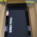 Walking Pad Treadmill with 12% 9-Level Auto Incline, 450 lbs Capacity RGB LED Screen, Bluetooth Speaker Under Desk Treadmill, Compact Treadmills for Home Hiking (Black)