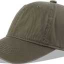 LANGZHEN Unisex Baseball Cap 100% Cotton Fits Men Women Washed Denim Adjustable Dad Hat 2 Pcs