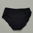 OVRUNS Period Swimwear Leakproof Bikini Brief Bottoms Waterproof Menstrual Swim Bottoms for Teens, Girls, Women (XX-Large, Black)