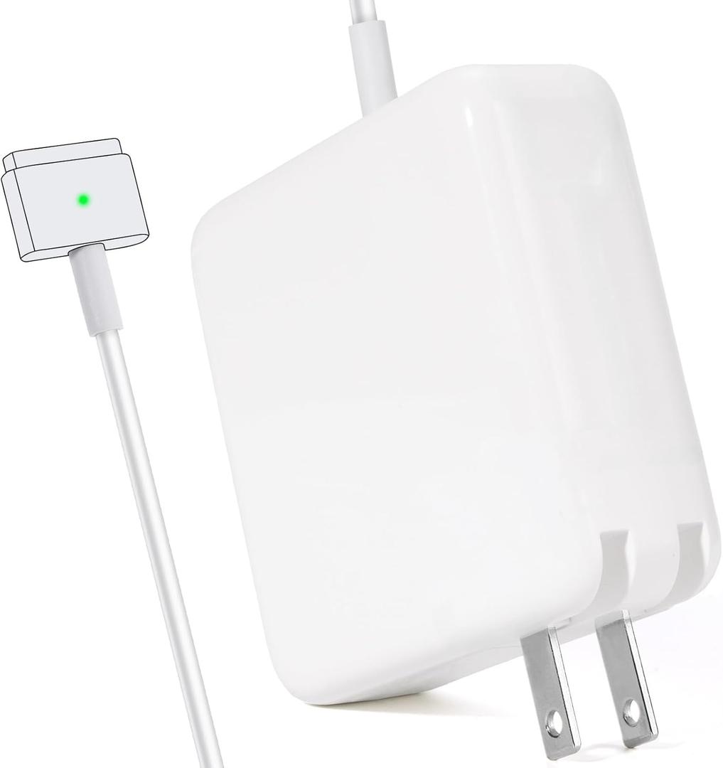 Mac Book Pro Charger, 60W T-Tip Magnetic Connector Power Adapter, Compatible with Mac Book Air/Pro 13-Inch Retina Fast Charger (Later 2012)
