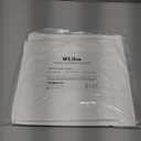 LiBa Fabric Bathroom Shower Curtain, 72" W x 72" H White Heavy Duty Waterproof Shower Curtain Liner