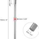 uxcell Thread Milling Taps, 5/16-18 UNC High Speed Steel (HSS) 3 Straight Flutes Machine Screw Thread Threading Tap, 6" Length (Extra Long)