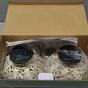 MAGGIFT 2 Pack Hanging Solar Lights Outdoor Solar Lights Retro Hanging Solar Lantern with Handle, Beige White