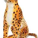 Melissa & Doug Giant Cheetah - Lifelike Stuffed Animal (Stands Nearly 3 Feet Tall)