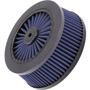 Motorcycle Air Filter Replacement Air Cleaner Element Intake System Fit for Harley Sportster Dyna Softail Touring Street Glide Road King FLSTNSE (Blue)