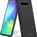 UNBREAKcable Samsung Galaxy S10 Case (6.1 Inch) - Ultra-Thin Frosted TPU Silicone Protective Case for Galaxy S10 [Shockproof & Non-Slip & Anti-Fingerprint] - Black