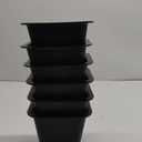 6 Pack Bed Furniture Risers, 6 inch Heavy Duty Couch Lift Risers for Sofa, Chair, Cabinet, Desk, Durable ABS Plastic, Premium Quality, Supports up to 2200 lbs per Leg, Black