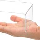 Hedume 16 Pack Clear Acrylic Display Risers, 4.4" x 3.2" x 2.2" Display Stand for Figures, Buffets, Dessert, Cupcakes, Candy, Jewelry and Collectibles