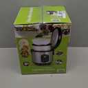 Hamilton Beach Digital Programmable Rice Cooker & Food Steamer, 8 Cups Cooked (4 Uncooked), With Steam & Rinse Basket, Stainless Steel (37518)