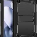 Case Compatible with T-Mobile REVVL Tab 2 2025 Tablet, 10.1 inch with Stand 360 Degrees Anti-Shock Dual Layer Case for REVVL Tab 2-Black