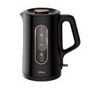 Offacy Electric Kettle, Tea Kettle Pot, Double Wall Glass Inner 1.5L/ 1200W, Hot Water Kettle Teapot Boiler & Heater with Automatic Shut Off, BPA-Free & LED Indicator Lights, Black