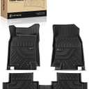 YHTAUTO Floor Mats Compatible with Nissan Rogue Sport 2017-2023 (Not Fits Rogue or Select), TPE Floor Liners All-Weather Protection Custom Fit, 1st & 2nd Row, Set of 3