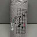 Exclusivo Mezcla Reversible Twin Quilt Bedding Set with Pillow Sham, Lightweight Quilts Twin Size, Soft Bedspreads Bed Coverlets for All Seasons - (Light Grey, 68"x88")