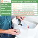 Saillong 2 Pack Toilet Fill Valve Replacement, Height Adjustable Universal Toilet Tank Flusher Replacement Kit, Leak-Proof Easy Install Fill Valve Repair Kit