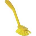 Vikan 42376 Brush,Dish,Scraping Edge,Med,11",PP/PBT,Yellow