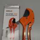 AIRAJ Ratchet PVC Pipe Cutter,Cuts up to 2-1/2"PEX,PVC,PPR and Plastic Hoses,Pipe Cutters with Sharp SK5 Stainless Steel Blades,Suitable for Home Repairs and Plumbers