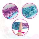 Yellow River Mermaid Princess Doll with Little Mermaid and Pink Dolphin Playset, Blonde Hair Mermaid Toys with Accessories, Gift for 3 to 7 Year Old Girls