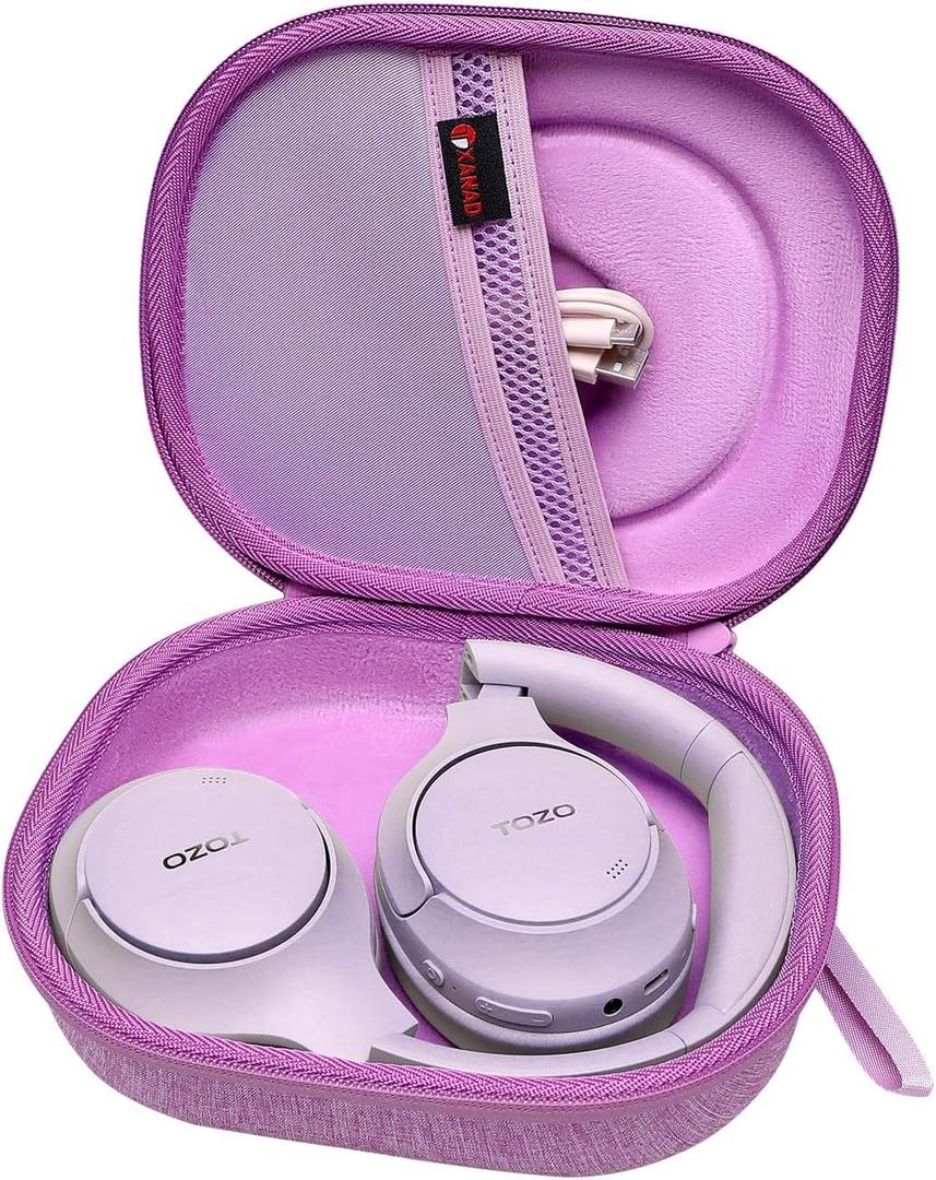 XANAD Hard Case for Bose QuietComfort, QC 45, QC 35 Wireless Noise Cancelling Headphones - Purple