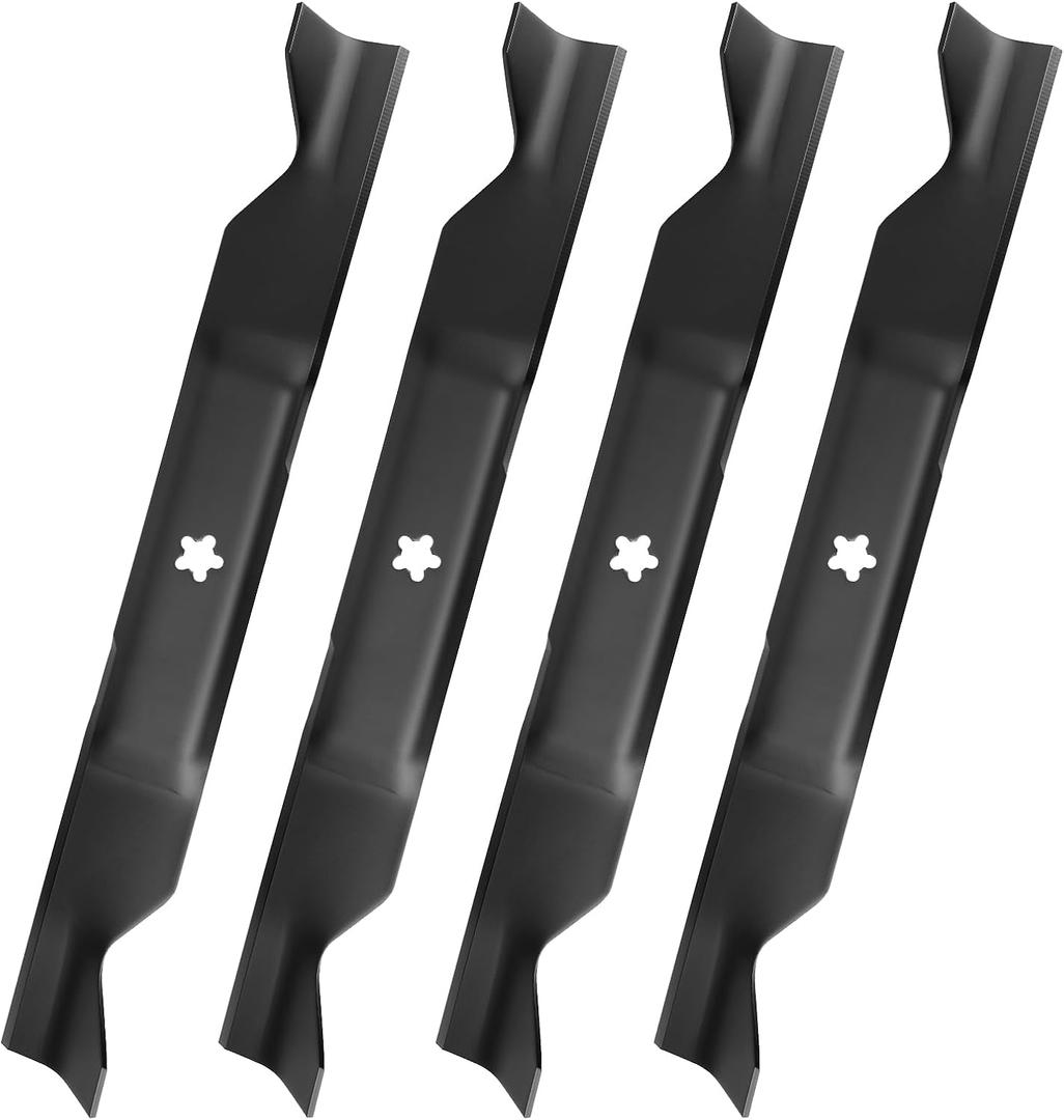405380 High Lift Blades for 46" Deck, 532405380 Lawn Mower Blades Compatible with Hus-qvarna YTH22V46 YTH21K46, Crafts-Man YT3000, Pou-LAN Pro, Replaces 403107, 21546611, 4 Pack